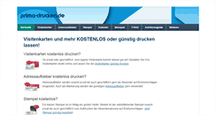 Desktop Screenshot of prima-drucken.de